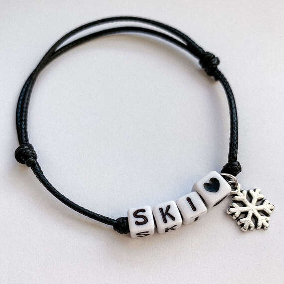 Fit Kolekcja - String Bracelet -  SKI 01 silver