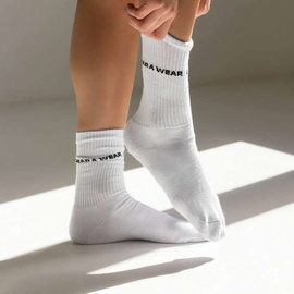 Chiara Wear - Socks with CHIARA WEAR  logo - white