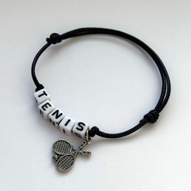 Fit Kolekcja - String Bracelet - TENIS 01 silver