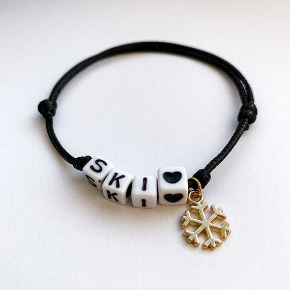 Fit Kolekcja - String Bracelet -  SKI 02 gold