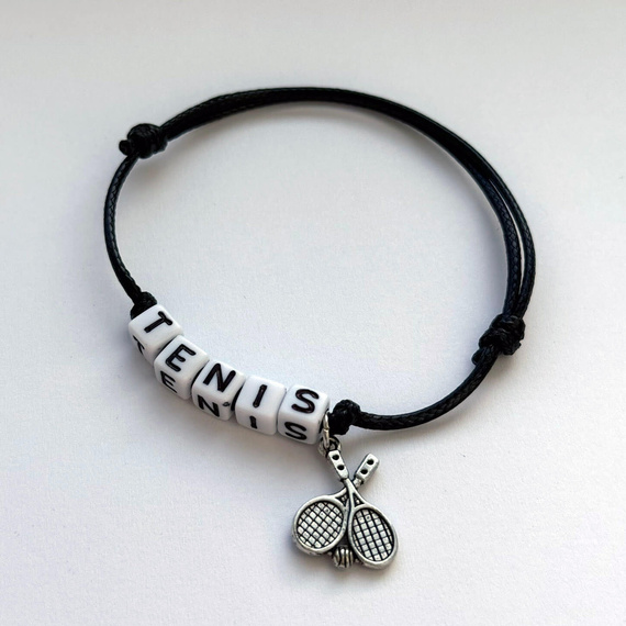 Fit Kolekcja - String Bracelet - TENIS 01 silver