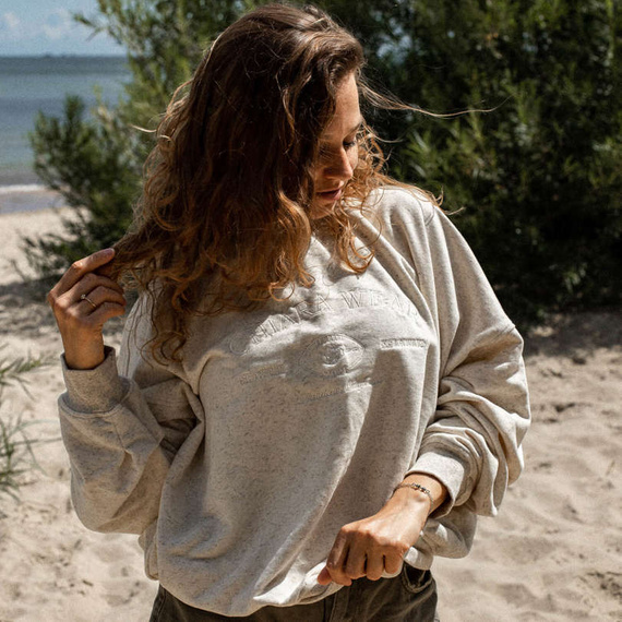 Chiara Wear - Bluza damska oversize KONOPIA CALIFORNIA