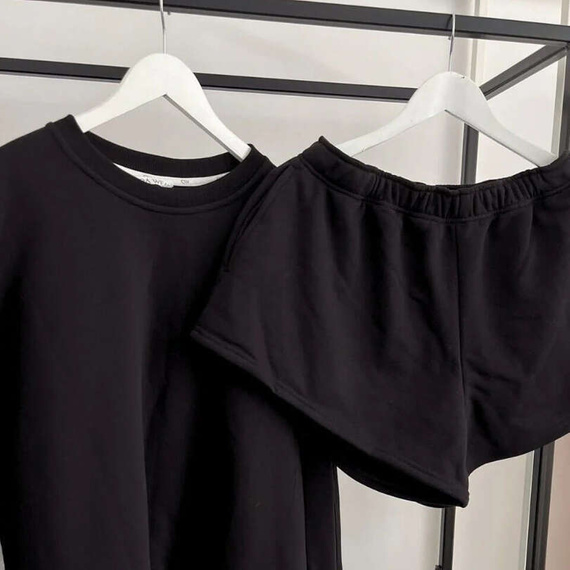 Chiara Wear - Szorty dresowe - czarne