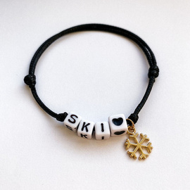 Fit Kolekcja - String Bracelet -  SKI 02 gold