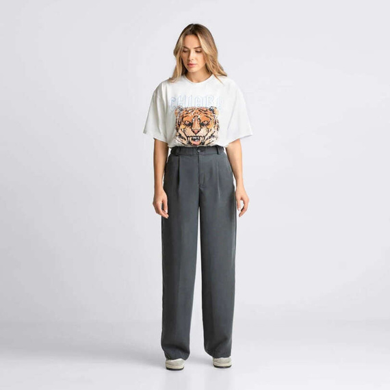 Chiara Wear - T-shirt oversize ROAR - biały