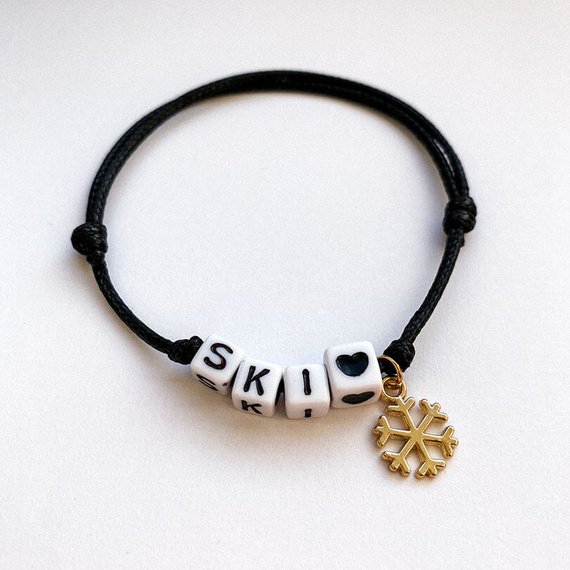 Fit Kolekcja - String Bracelet -  SKI 02 gold