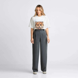 Chiara Wear - T-shirt oversize ROAR - white