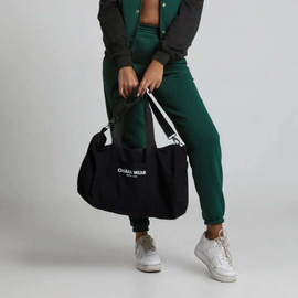 Chiara Wear - SPORTS CLUB zipped sports bag - black