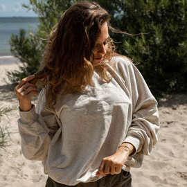 Chiara Wear - Bluza damska oversize KONOPIA CALIFORNIA