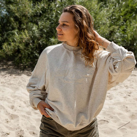Chiara Wear - Women's Oversize Sweatshirt CALIFORNIA - hemp