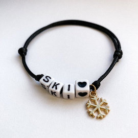 Fit Kolekcja - String Bracelet -  SKI 02 gold