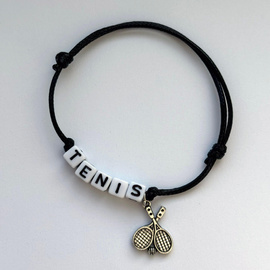 Fit Kolekcja - String Bracelet - TENIS 01 silver