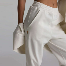 Chiara Wear - Women's PANTS WAFFLE - ecru