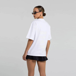 Chiara Wear - T-shirt oversize CHERRY - white