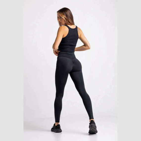 Chiara Wear - Top bokserka z wiązaniem - czarny