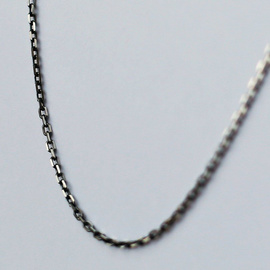 Fit Kolekcja - Oxidised Sterling Silver Anchor Link chain 42 cm LIGHT