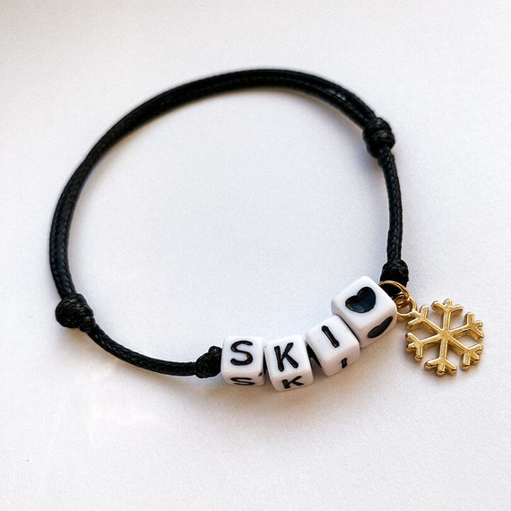 Fit Kolekcja - String Bracelet -  SKI 02 gold