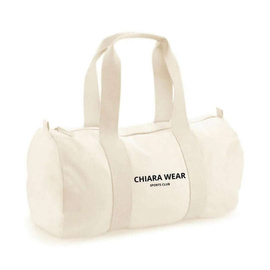 Chiara Wear - SPORTS CLUB zipped sports bag - beige