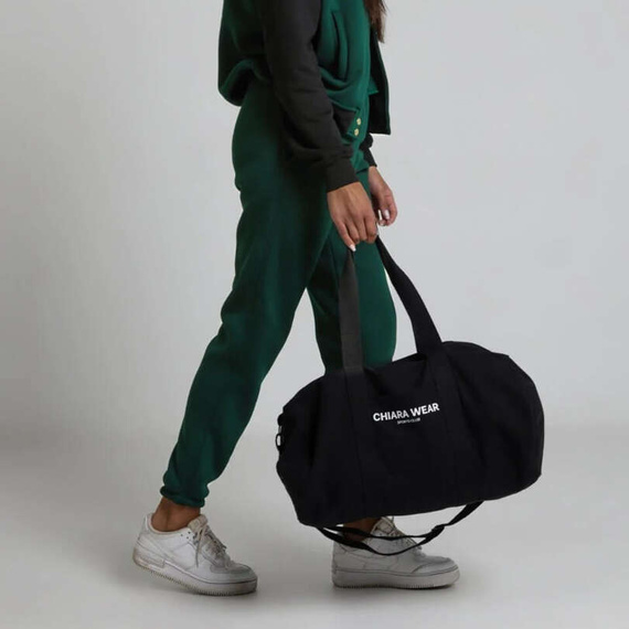 Chiara Wear - SPORTS CLUB zipped sports bag - black